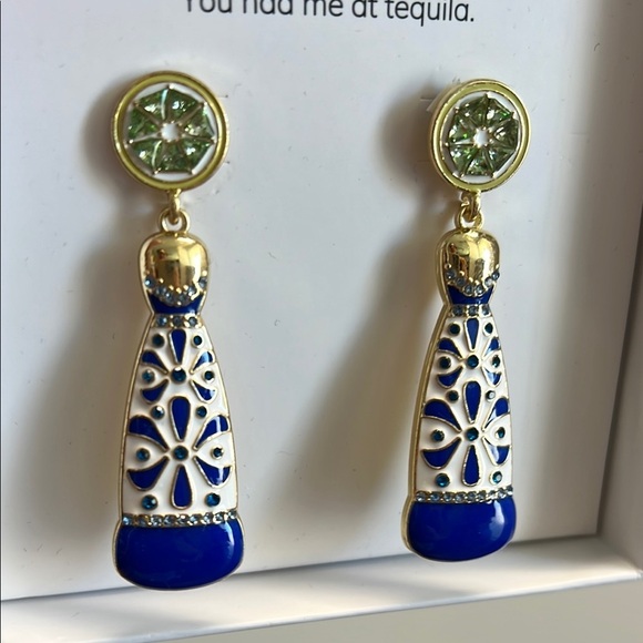 BaubleBar Lime 🍋‍🟩 & Tequila Drop Earrings - Picture 3 of 5